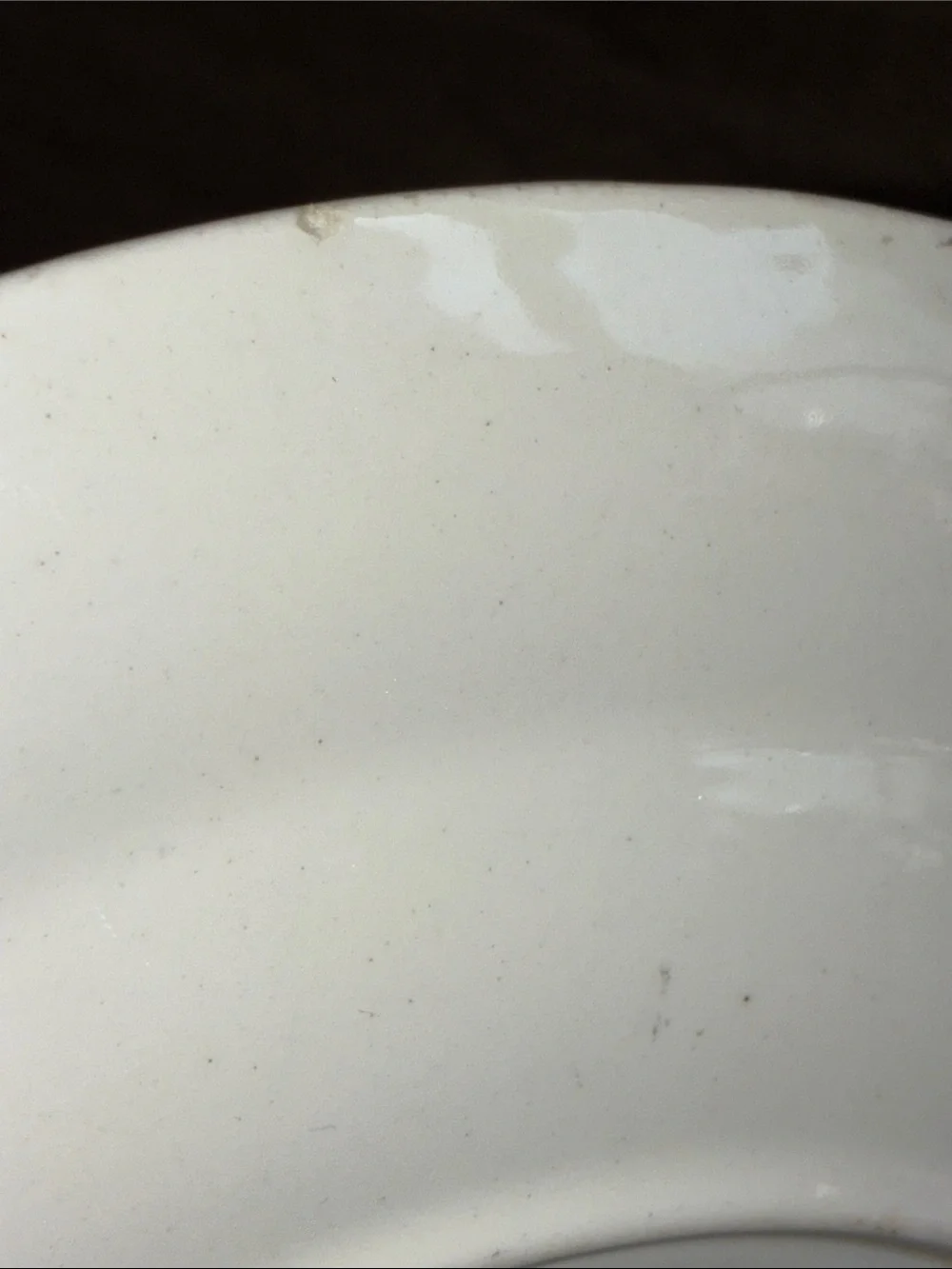 Vtg Pope Gosser Cream Floral Fruit Medallion Serving Platter